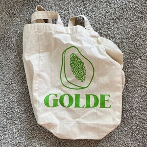 Golde Papaya Canvas Tote Bag